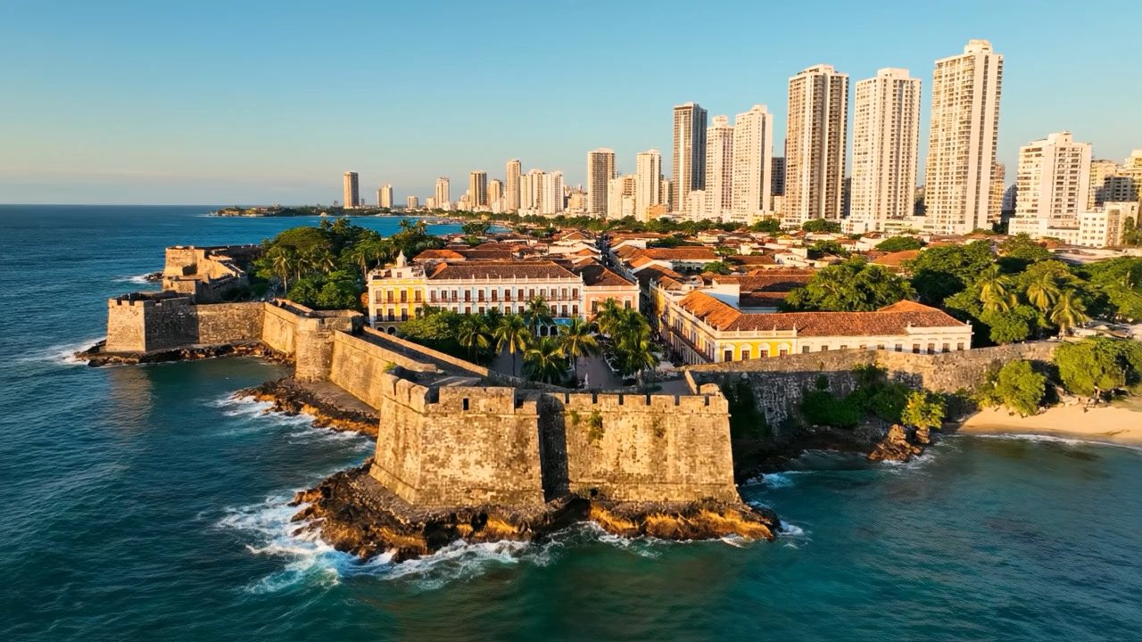 Una vista de Cartagena, Colombia.